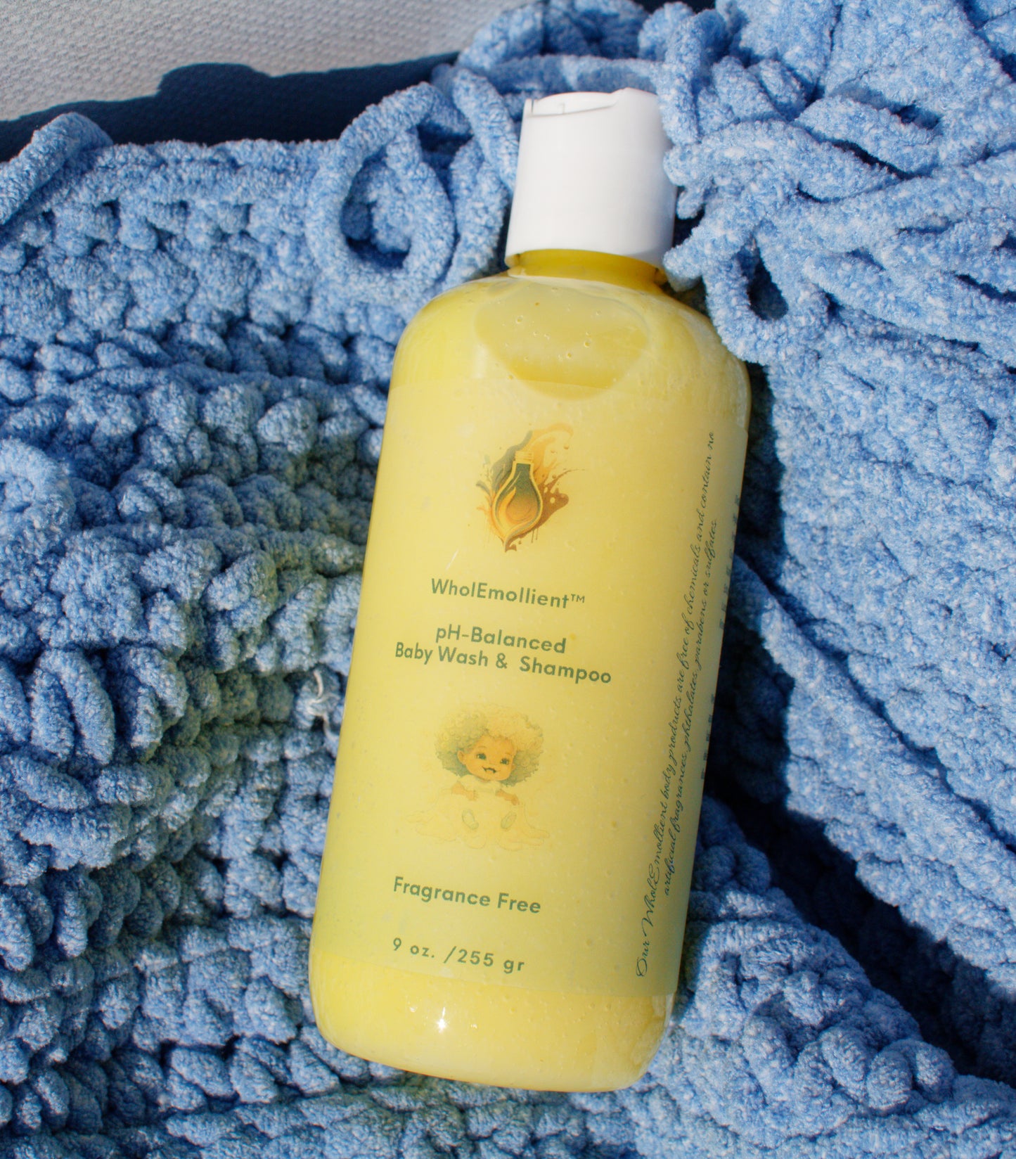 WholEmollient All-Natural Baby Shampoo and Body Wash