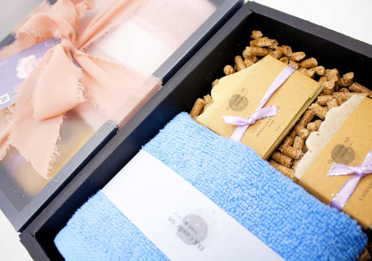 Artisan Soaps and Towel Gift Set - Customizable